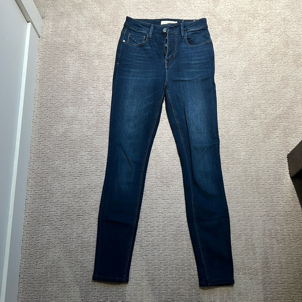 UNPUBLISHED DENIM ELLA SKY-HIGH RISE SKINNY IN DARKSTAR Size 25